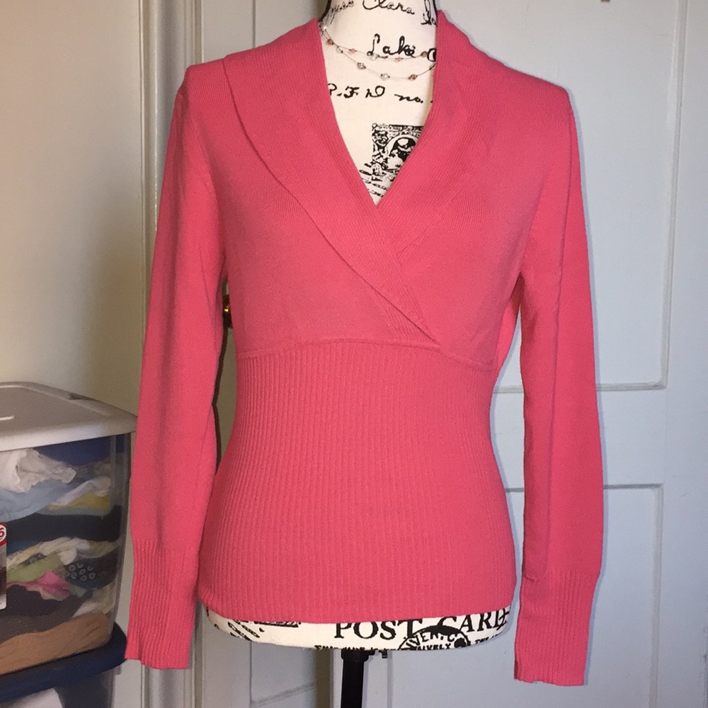 EUC Ann Taylor Loft pink sweater